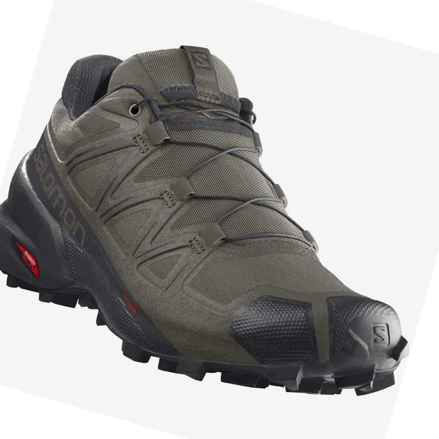 Salomon SPEEDCROSS 5 Erkek Patika Koşu Ayakkabısı Zeytin Yeşili | TR 3515AHK